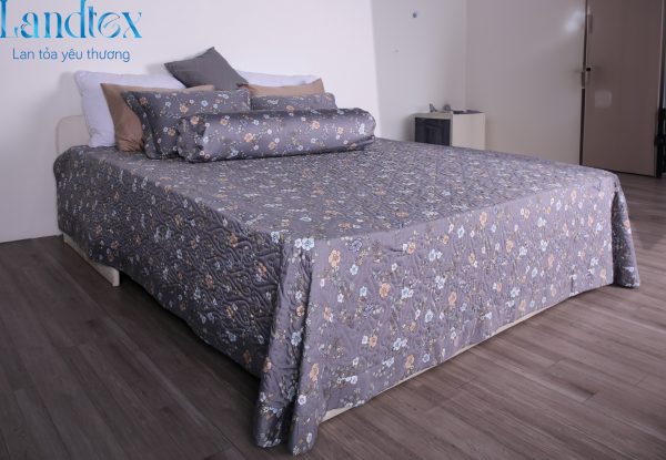 Bộ Chăn Ga Tencel 60S - chất liệu in hoa - Ảnh 2
