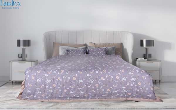 Bộ Chăn Ga Tencel 60S - chất liệu in hoa
