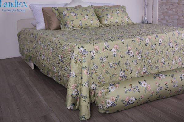 Bộ Chăn Ga Tencel 60S Hoa - Ảnh 2