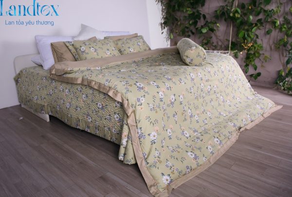 Bộ Chăn Ga Tencel 60S Hoa - Ảnh 5